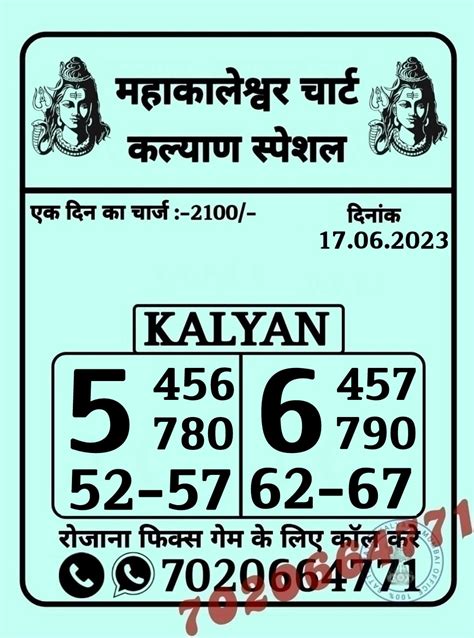 kalyan ki guessing|kalyan matka guessing chart.